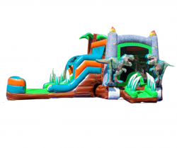 Dino Dive Bounce House & Slide Combo (Wet Or Dry)