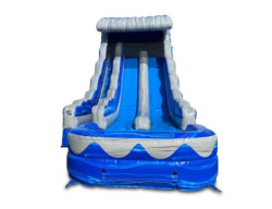 20ft Double Lane Wave Crush Slide (Wet or Dry)